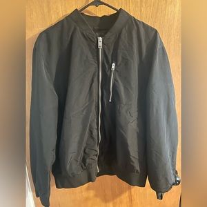 H&M Men’s black bomber jacket